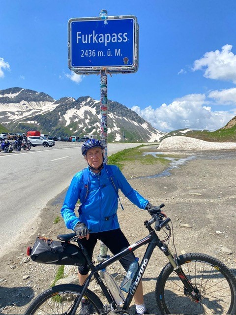 Fahrradtour über die Alpen