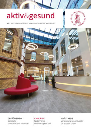 Patientenmagazin des MVZ im Altstadtquartier in Magdeburg, Ausgabe 1/2022