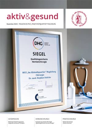 Patientenmagazin des MVZ im Altstadtquartier in Magdeburg, Ausgabe 1/2024